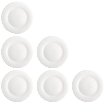 Elba Opalglas Serie - Teller flach 25cm - 6 Stück